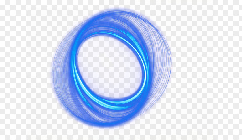 Light Effect Blue Circle PNG