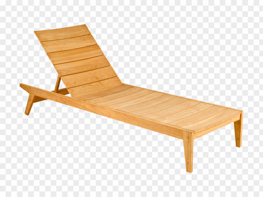 Sun Lounger Deckchair Garden Furniture Wood Teak Bench PNG