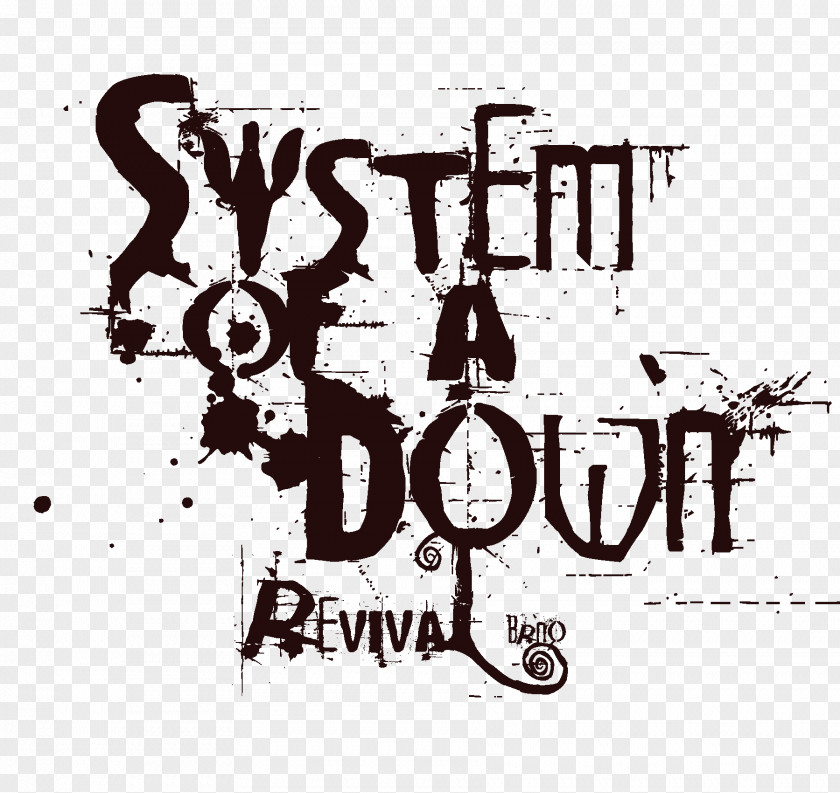 System Of A Down Logo Calligraphy Brand Font PNG