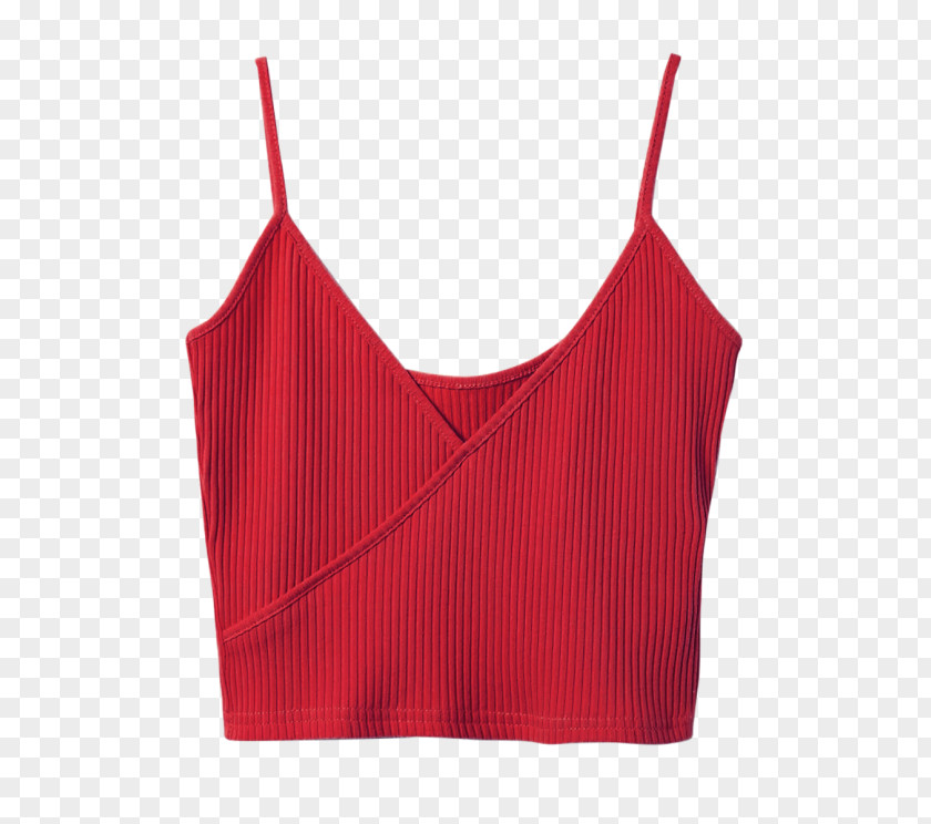 Tank Top T-shirt Crop Sleeveless Shirt Camisole PNG