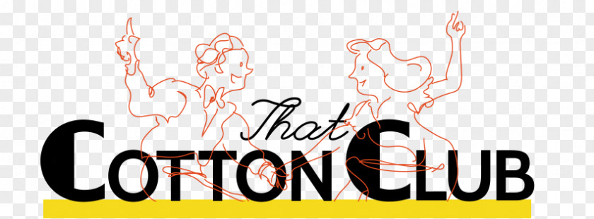 Cotton Club Logo Brand Human Behavior Font Line PNG
