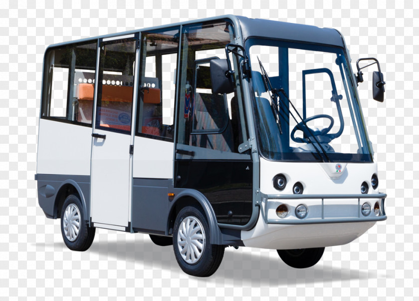 Electric Bus Esagono Energia Srl Compact Van Vehicle Transport PNG