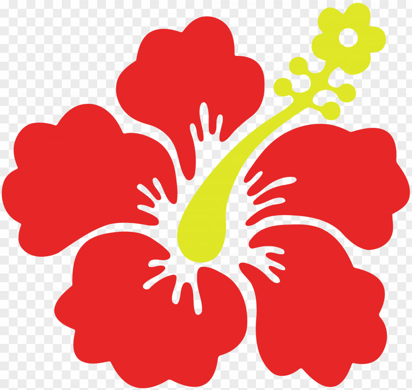Flower Shoeblackplant Hawaiian Hibiscus Sticker Clip Art PNG
