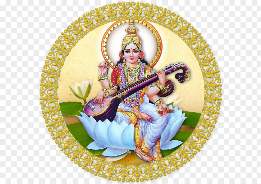 Goddess Saraswati Vandana Mantra Devi Puja Durga PNG