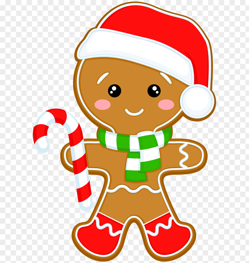 Santa Claus Christmas Ornament Gingerbread Man PNG