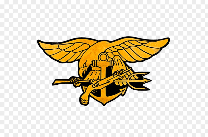 United States Navy SEALs Special Warfare Insignia PNG