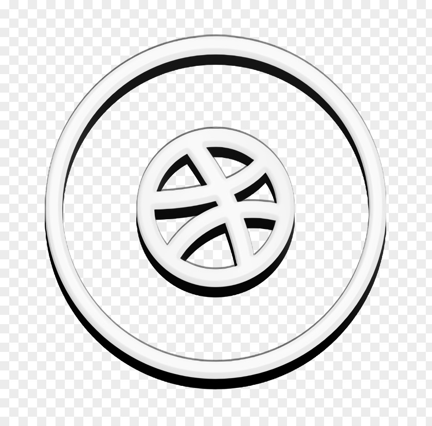 Wheel Rim Asset Icon Black Dribbble PNG