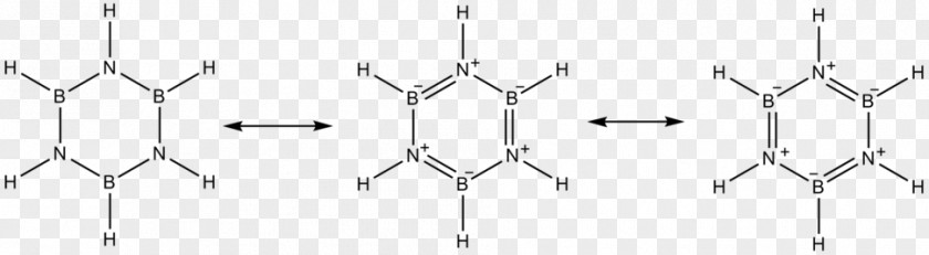 Borazine Lewis Structure Boron Nitride Chemistry Molecule PNG