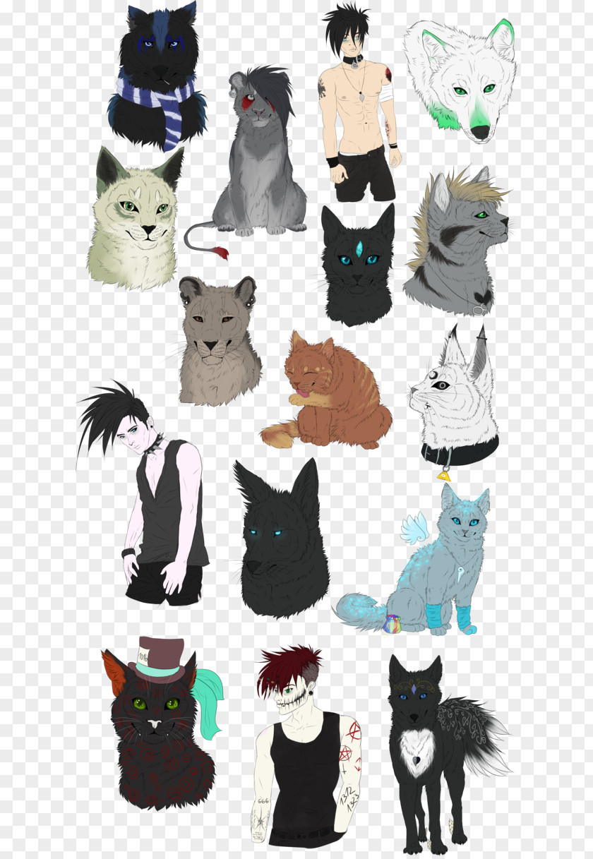 Cat Fur Illustration Font Headgear PNG