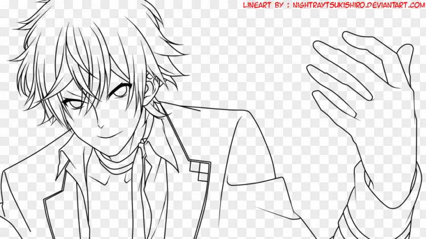 Diabolik Lovers Line Art Drawing Color Sketch PNG