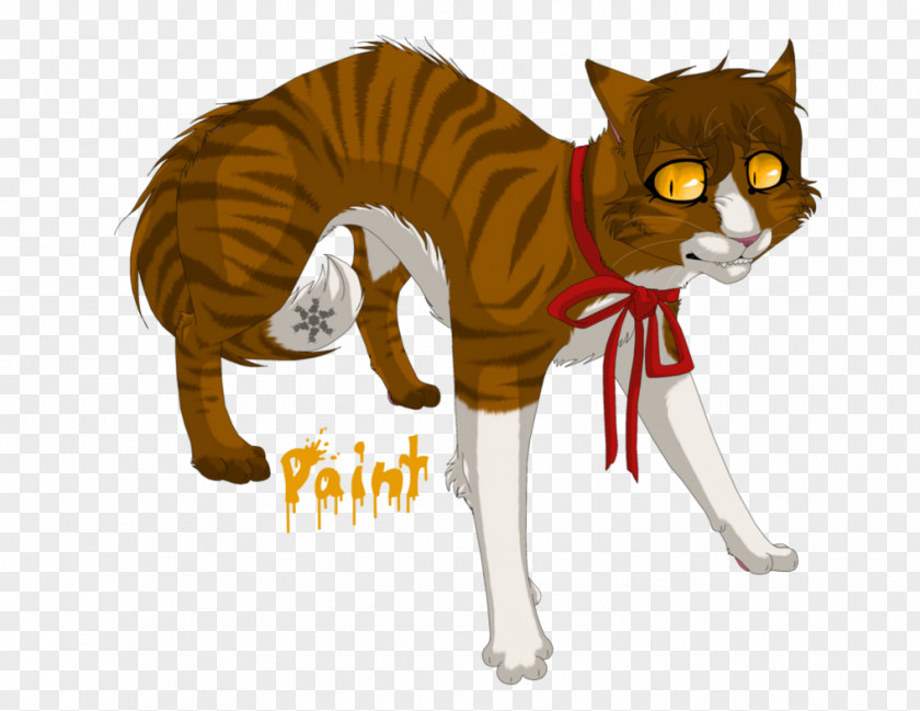 Paint Tin Whiskers Tabby Cat Paw PNG