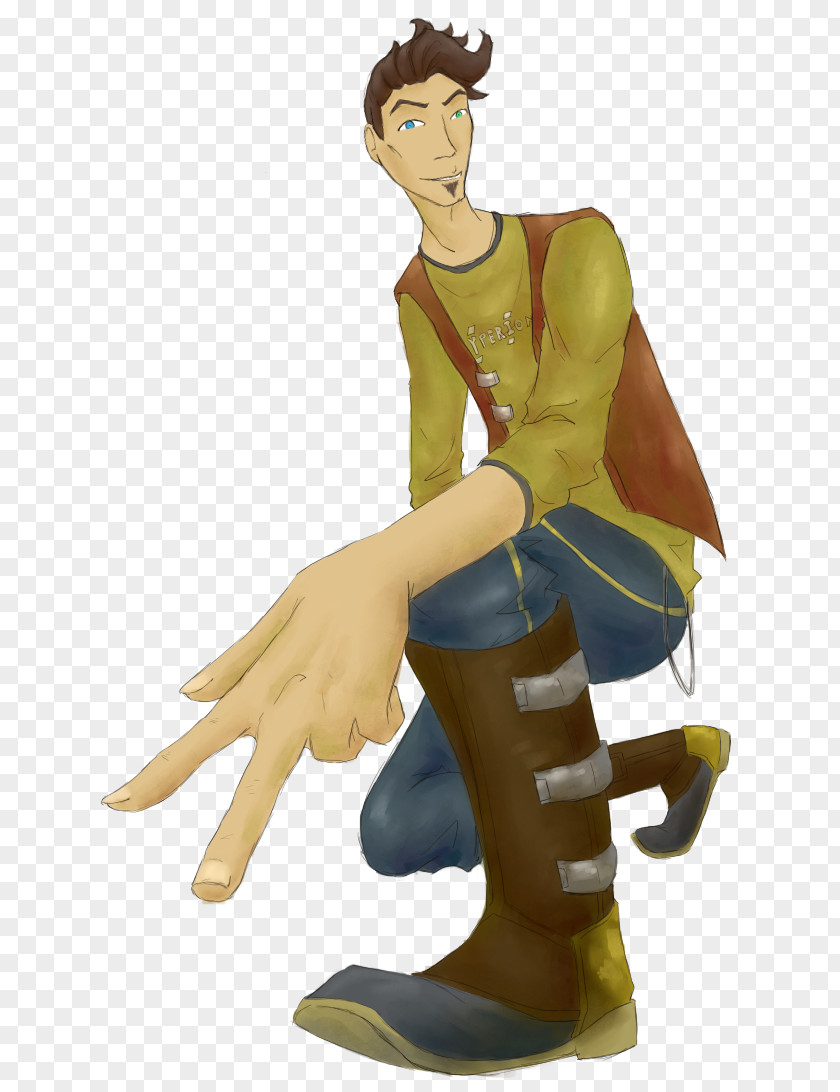 Cartoon Human Behavior Finger Figurine PNG