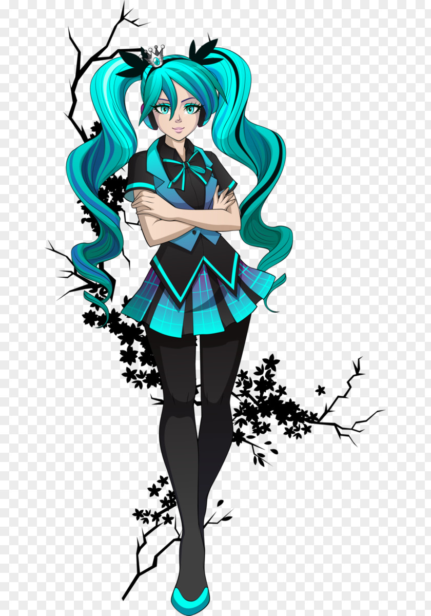 Hatsune Miku Art Graphic Design PNG