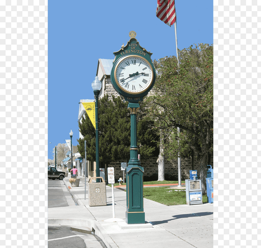 Street Clock Tower Electric Time Company PNG