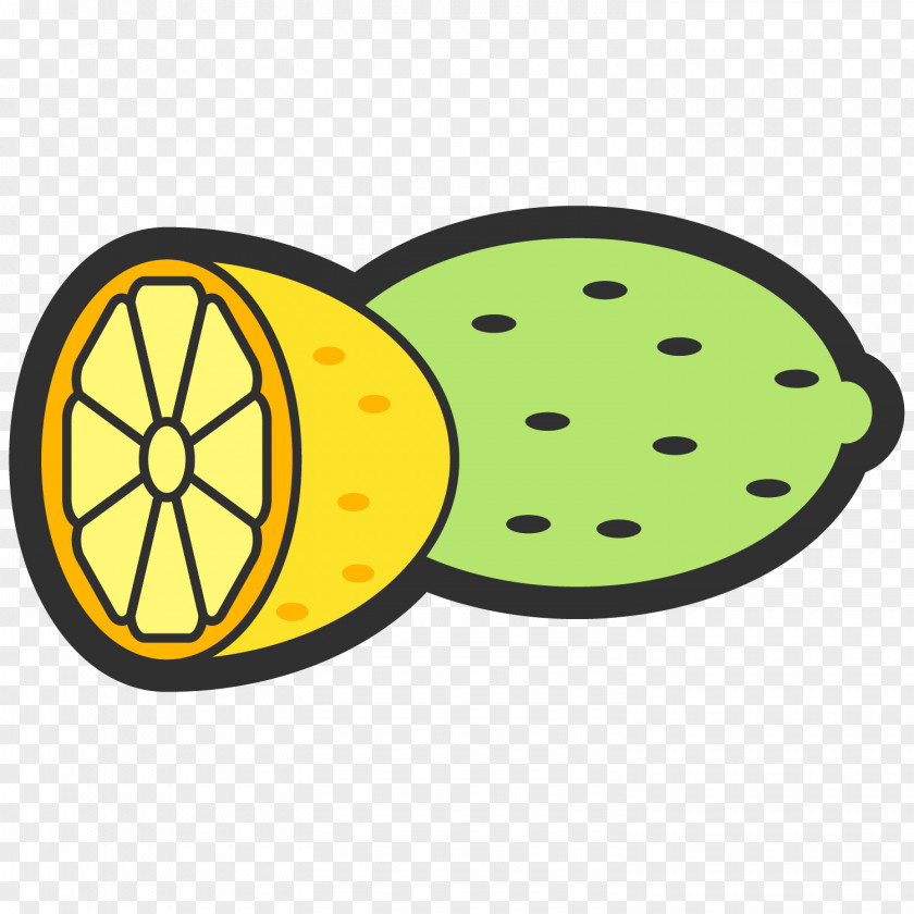 Cartoon Lemon Fruit PNG