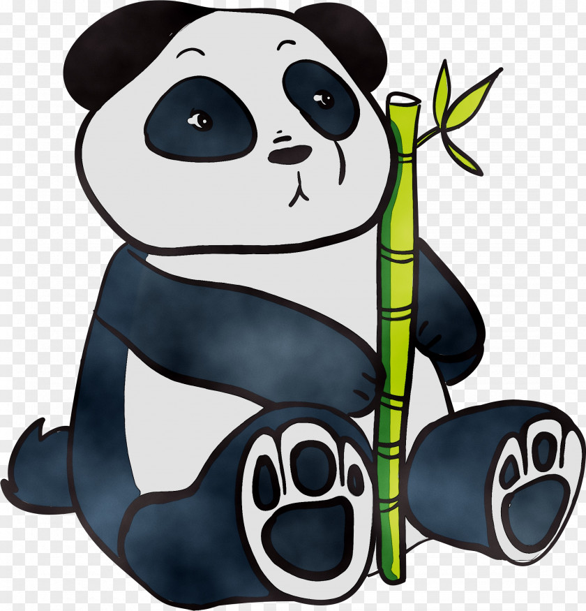 Giant Panda Red Bamboo Bear PNG