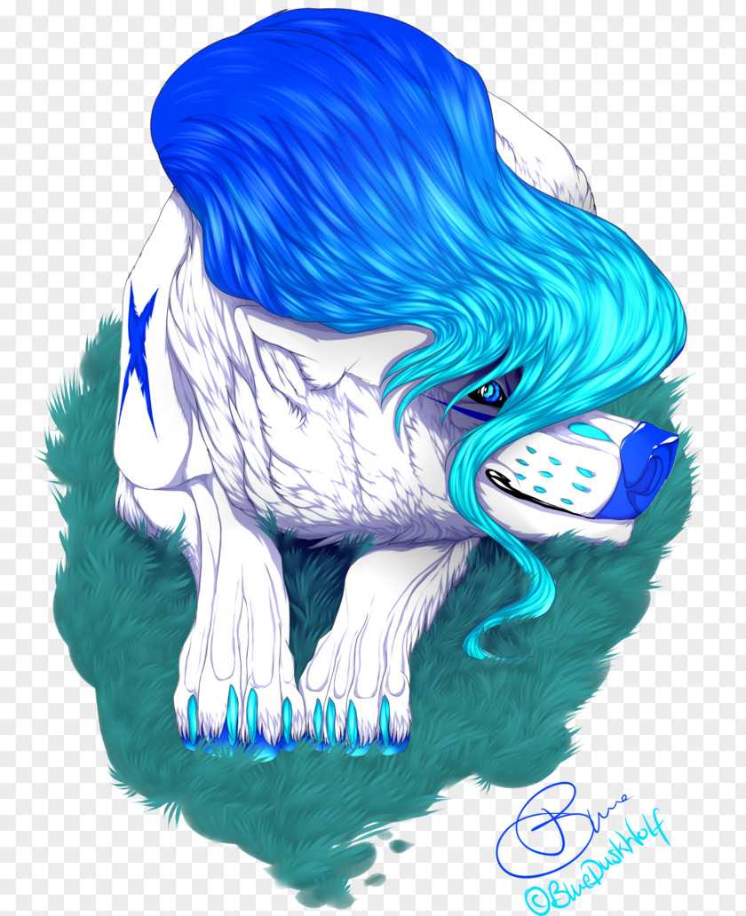 Lovely Blue Mammal Gift Birthday Gray Wolf PNG