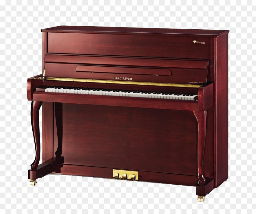 Red Piano Beijing Hailun Musical Instrument Guangzhou Pearl River PNG