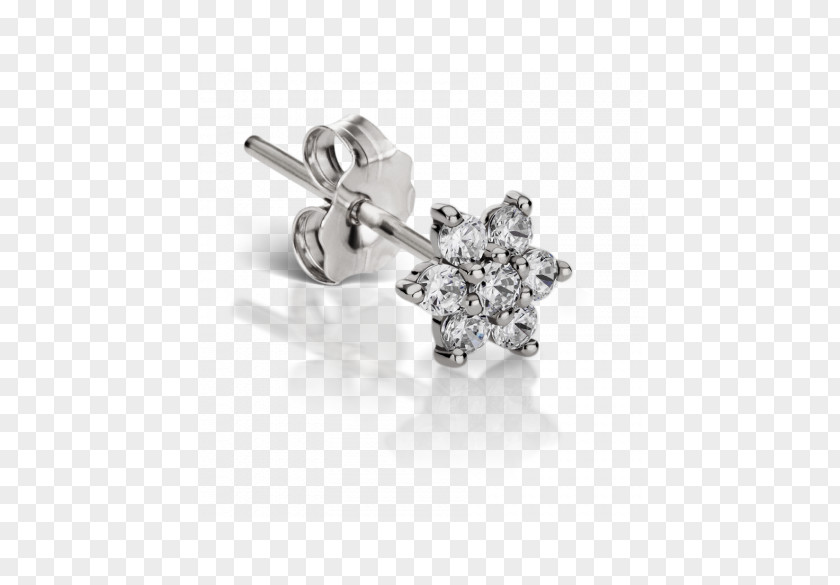 Diamond Flower Earring Gold Jewellery Metal Chain PNG