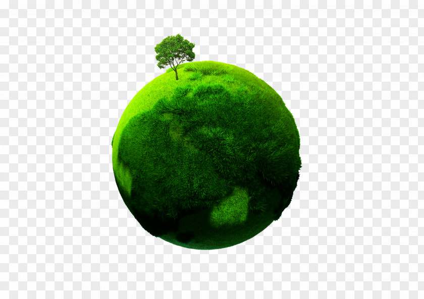 Green Earth Computer File PNG