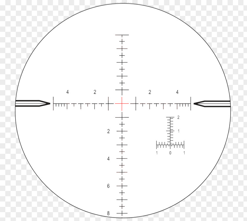 Scopes Reticle Telescopic Sight Milliradian Formula One Magnification PNG