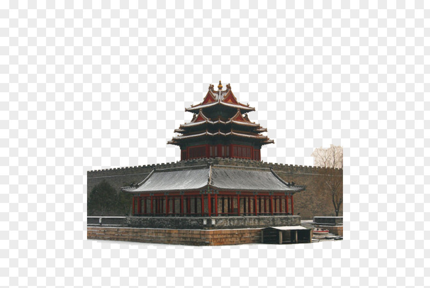 Snow Of The Forbidden City Gate Divine Might Beijing Ancient Observatory Xicheng District Shenyang PNG