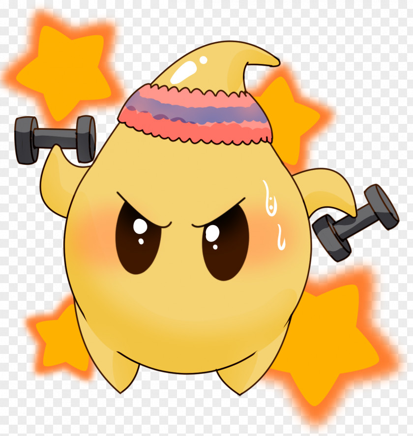 Yellow Exercise Cartoon PNG
