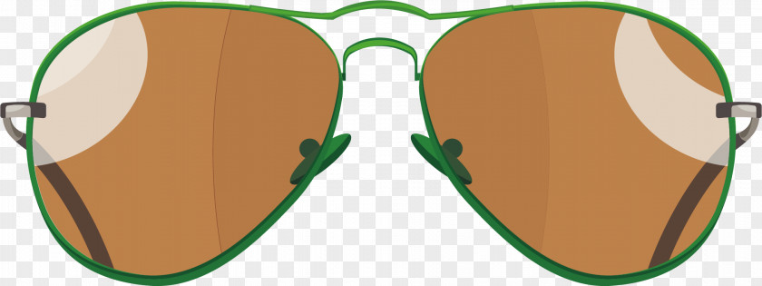 Brown Sunglasses Vector Goggles Clip Art PNG