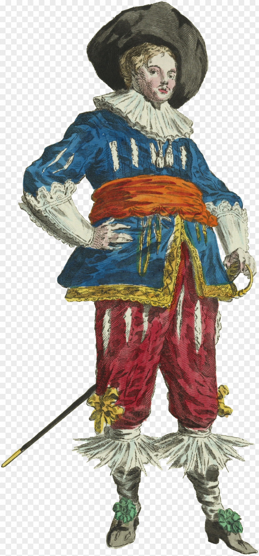 Flemish Costume Design PNG