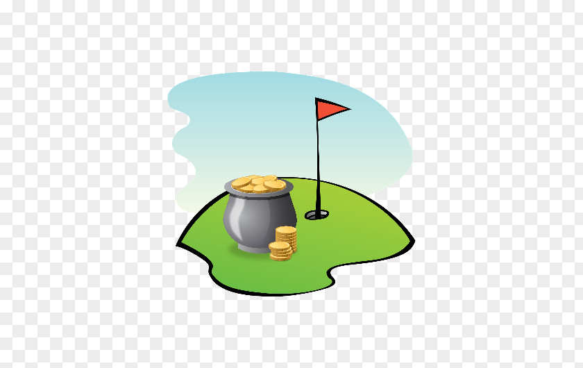 Gold Pot Golf Balls Course Clubs PGA TOUR PNG