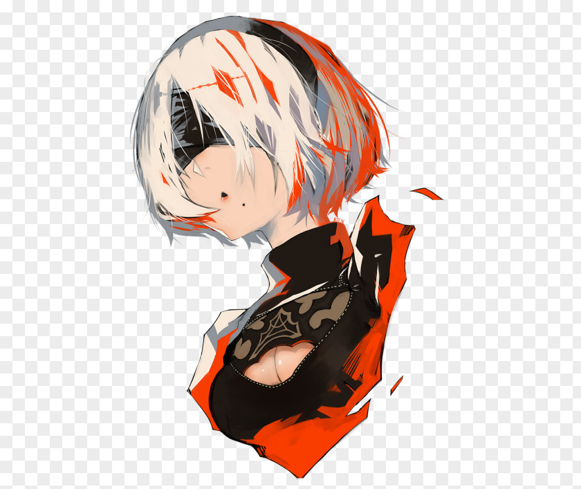 Nier: Automata Drawing Art PNG