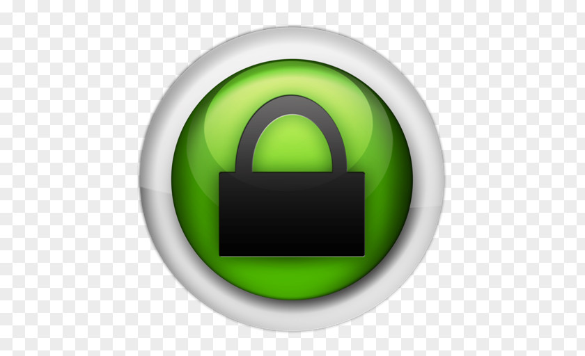 Security Lock Icon Green Circle Font PNG