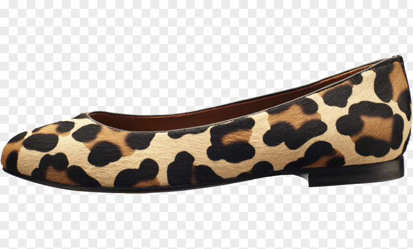 Leopard Ballet Flat Heel Foot Shoe Size PNG