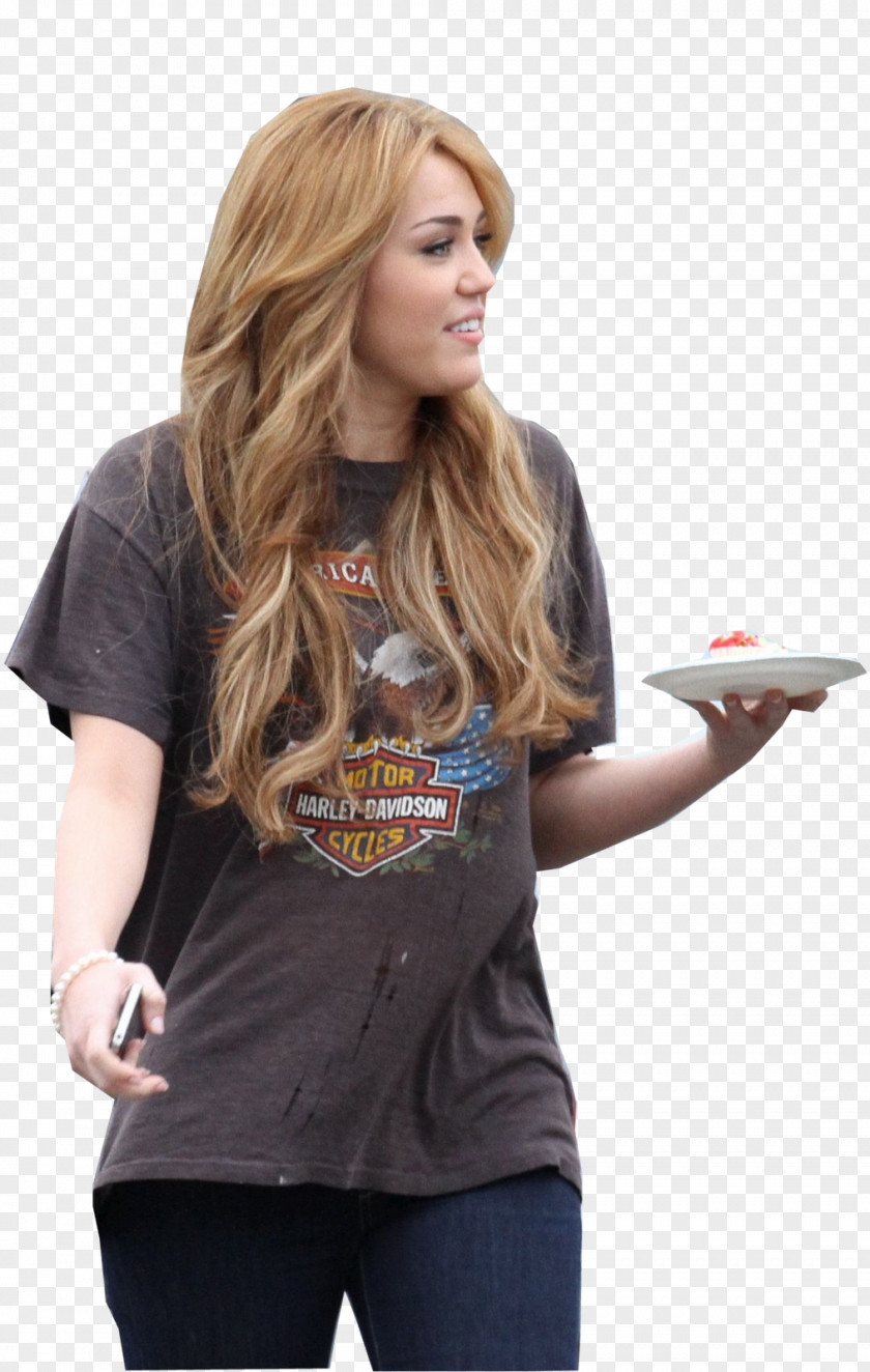 Miley Cyrus T-shirt So Undercover Shoulder Sleeve PNG