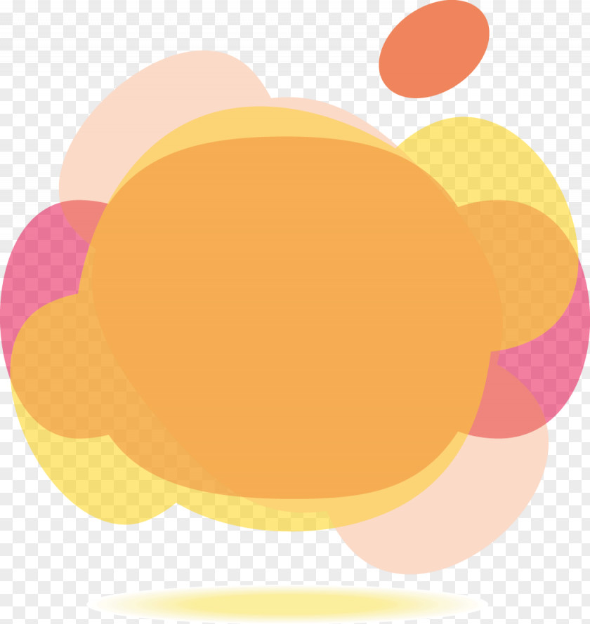 Orange Box Yellow Circle Clip Art PNG