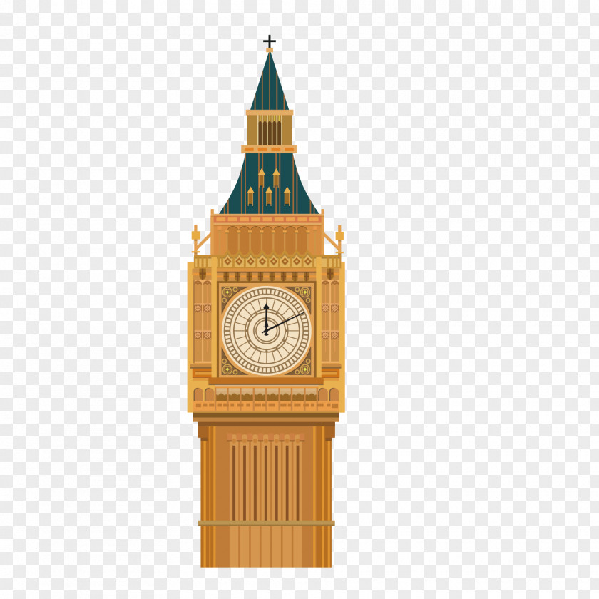 Vector Big Ben Clock Cdr PNG