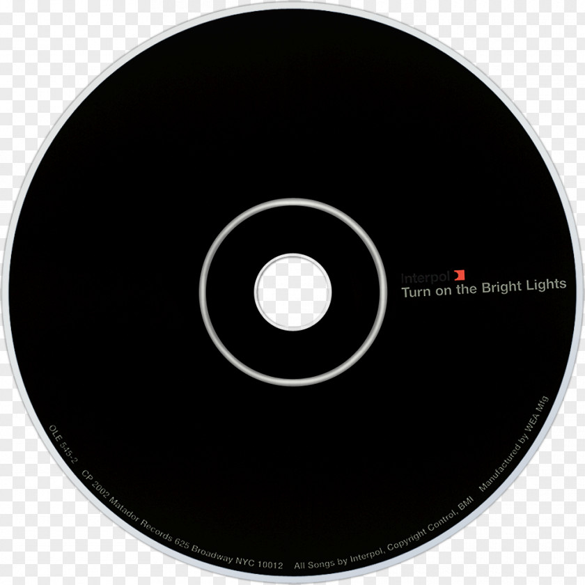 Circle Compact Disc Label PNG