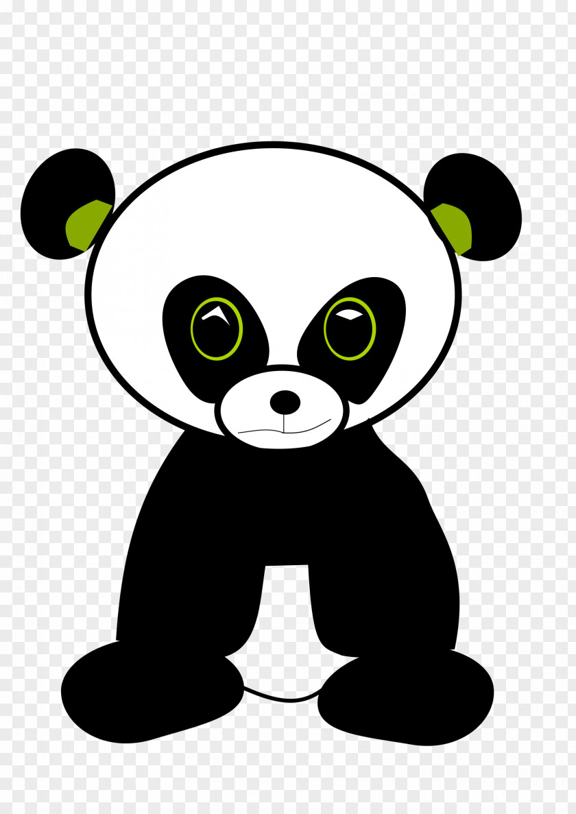 Creative Panda Bear Giant Raster Graphics Clip Art PNG