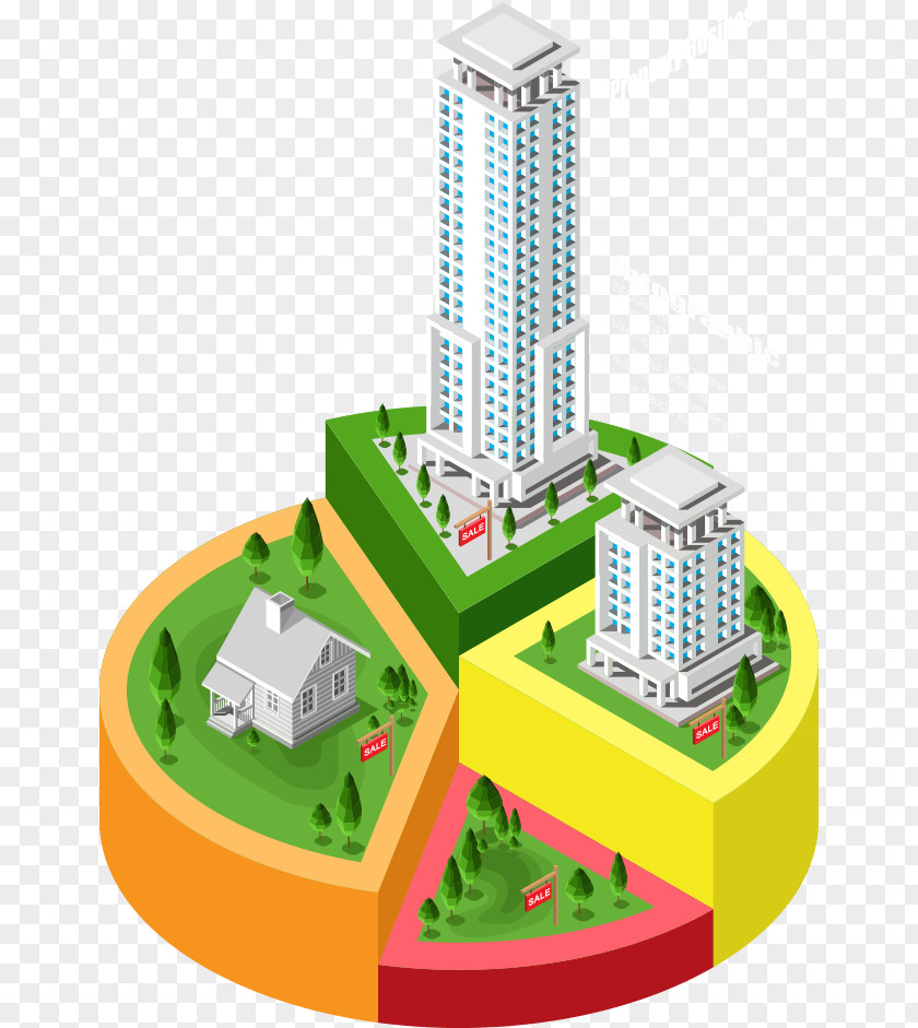 Vector City Building Material The Architecture Of Infographic PNG