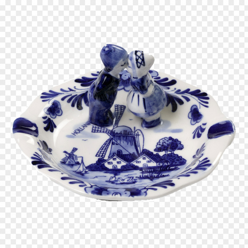 Ashtray Delftware Ceramic Souvenir PNG
