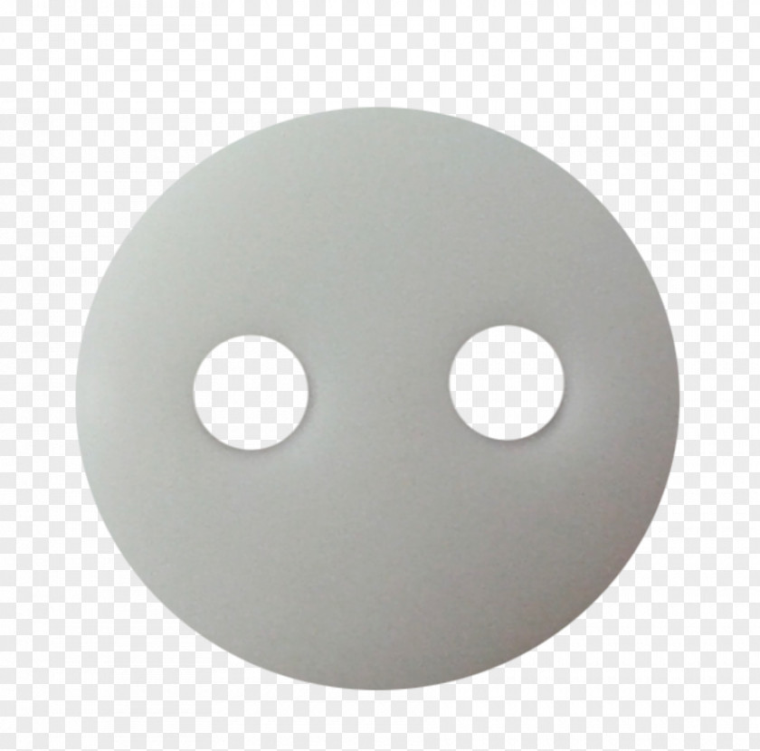 Branco White Color Ivory Plastic Button PNG