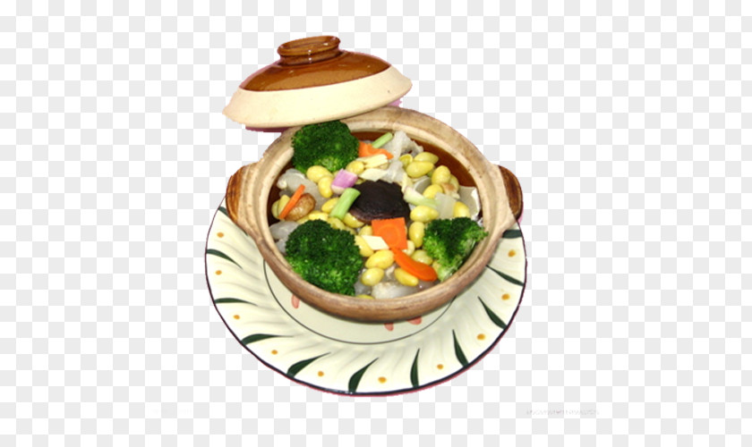 Broccoli Corn Pot Vegetarian Cuisine Cauliflower Cabbage PNG