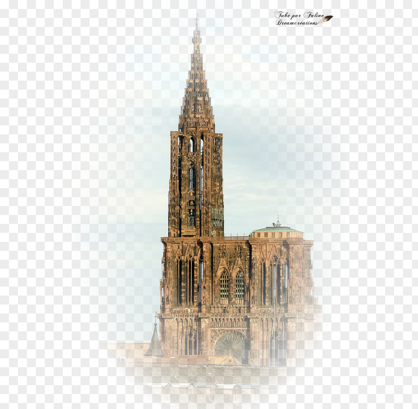 Cathedral Notre-Dame De Paris Strasbourg Spire Medieval Architecture PNG