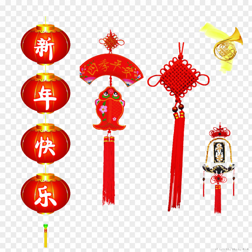 Chinese New Year Lantern Knot Sachet Element Every More Than Zongzi Download PNG