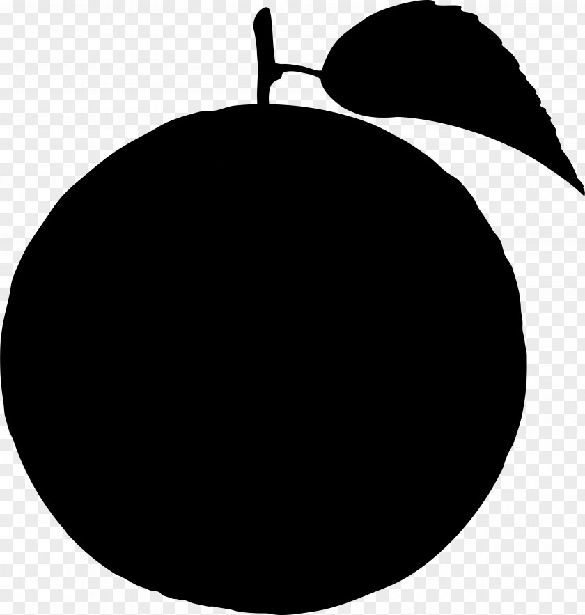 Clip Art Silhouette Leaf Fruit Black M PNG