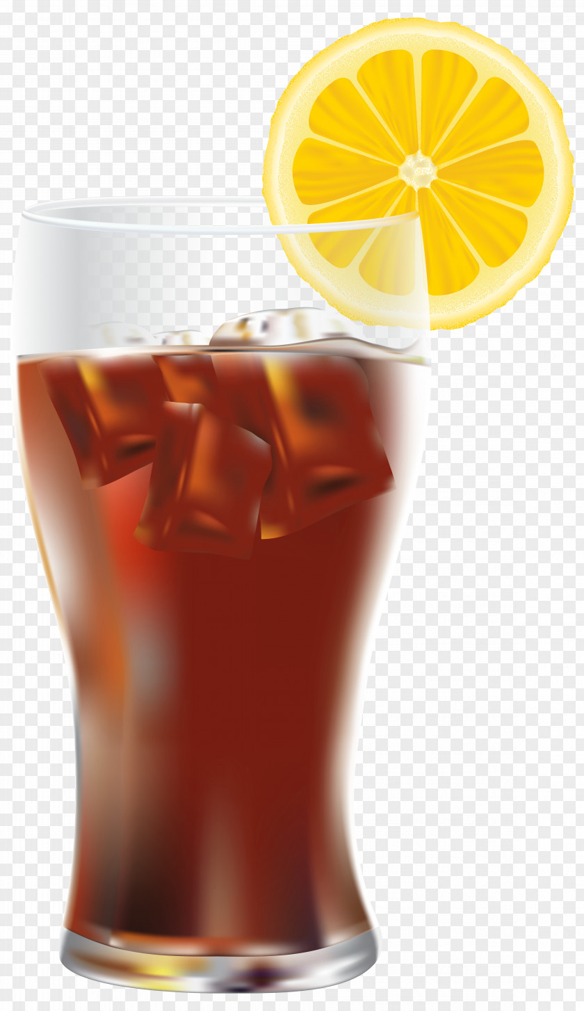 Cola With Ice And Lemon Transparent Clip Art Image Coca-Cola Soft Drink Diet Coke PNG