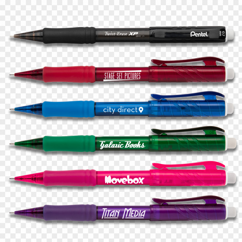 Eraser Ballpoint Pen Mechanical Pencil Pentel PNG