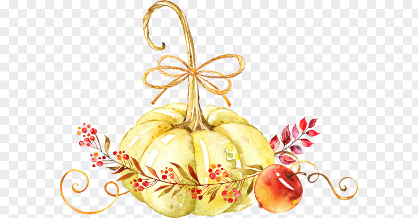 Pumpkin Pumpkins & Squashes Watercolor Painting Leaf Clip Art PNG