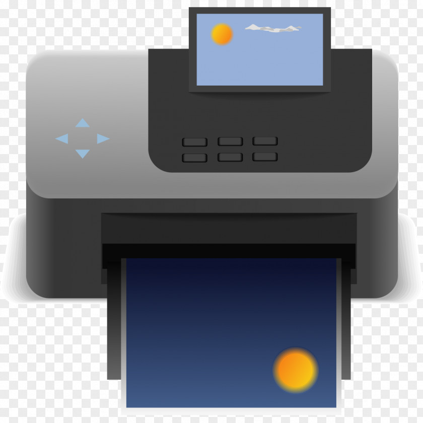 Scanner Graphic Printer Icon PNG
