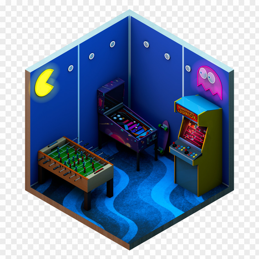 A Men's Room With Team Game Low Poly Cinema 4D Digital Art Isometric Graphics In Video Games And Pixel PNG